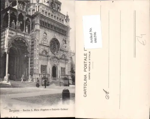 446596,Lombardia Bergamo Basilica S. Maria Maggiore e Cappella Colleoni Kirche