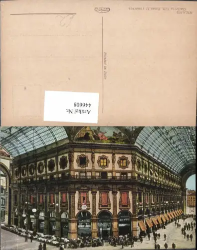 446608,Lombardia Milano Mailand Galleria Vittorio Emanuele Einkaufszentrum