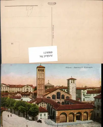 446611,Lombardia Milano Mailand Basilica S. Ambrogio Kirche