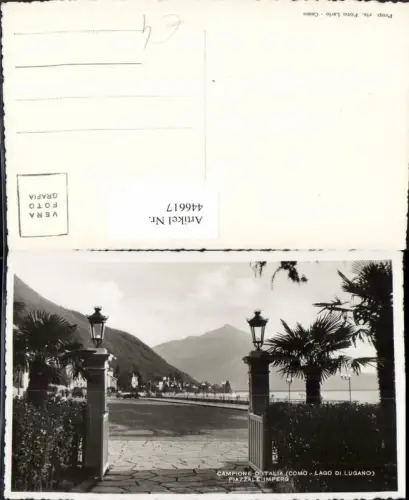 446617,Lombardia Como Lago di Lugano Campione Italia Piazzale Impero Platz