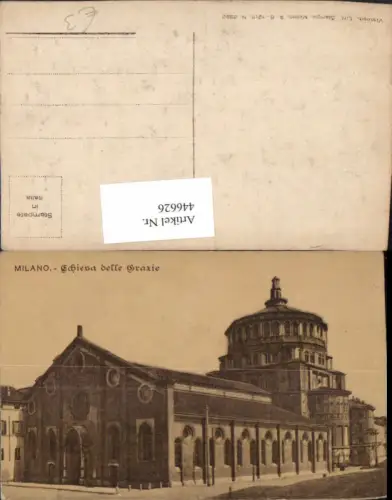 446626,Lombardia Milano Mailand Chiesa delle Grazie Kirche