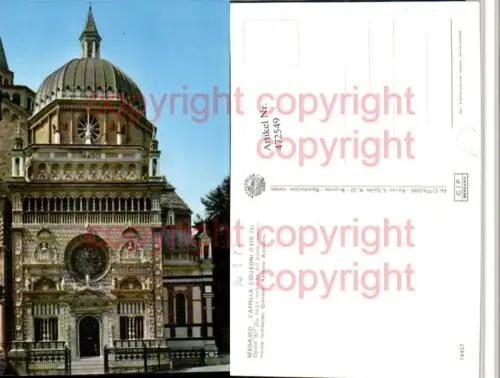 472549,Lombardia Bergamo Cappella Colleoni Kirche