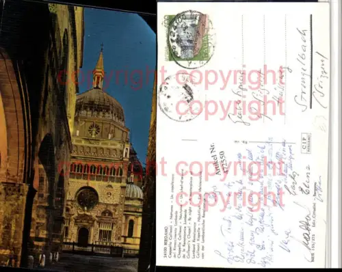 472550,Lombardia Bergamo Cappella Colleoni Notturno Kirche