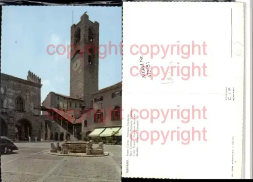 472551,Lombardia Bergamo Torre Civica Fontana Contarini Brunnen Turm