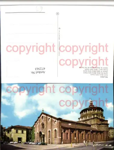 472563,Lombardia Milano Mailand Santa Maria delle Grazie Kirche