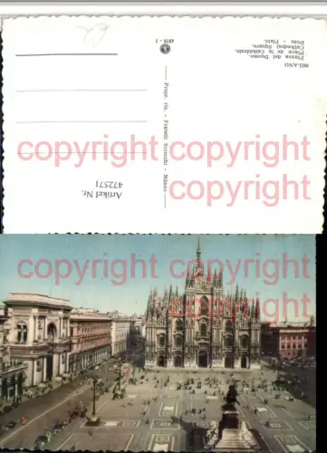 472571,Lombardia Milano Mailand Piazza del Duomo Dom Kirche