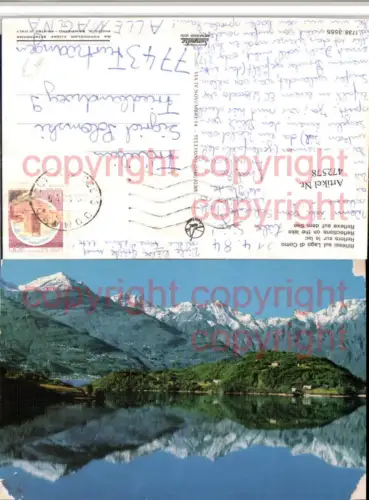 472578,Lombardia Como Lago di Como Comersee See Bergkulisse