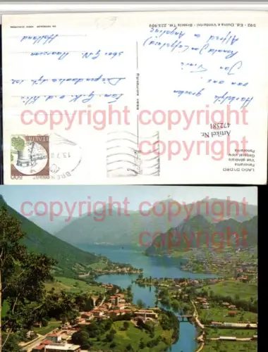 472581,Lombardia Brescia Lago Idro Panorama Totale Bergkulisse