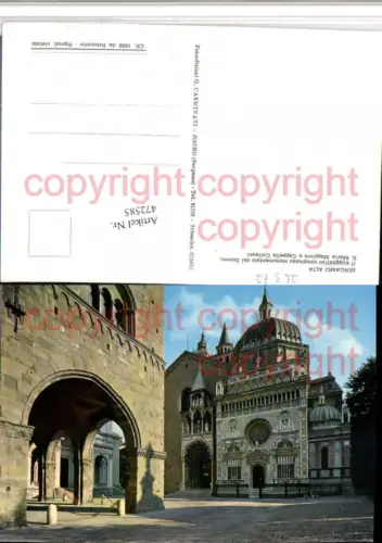 472585,Lombardia Bergamo Duomo S. Maria Maggiore e Cappella Colleoni Kirche