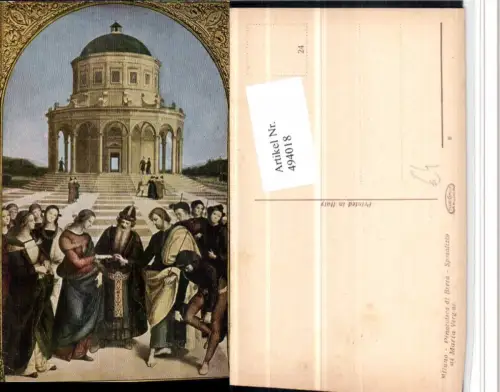 494018,Lombardia Milano Mailand Pinacoteca di Brera Sposalizio di Maria Vergine
