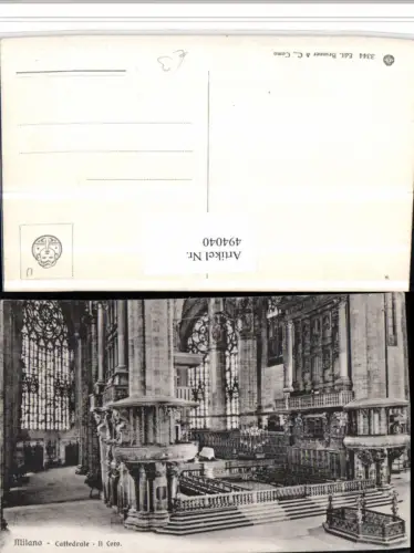 494040,Lombardia Milano Mailand Cattedrale Il Coro Kirche Innenansicht