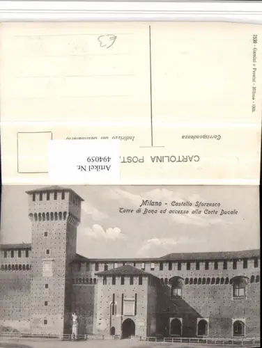 494059,Lombardia Milano Mailand Castello Sforzesco Schloss Turm