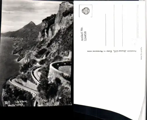 524458,Lombardia Brescia Lago di Garda Strada Tignale Straße Küste