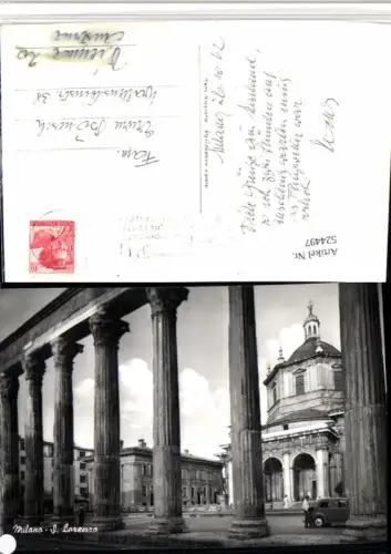 524497,Lombardia Milano Mailand S. Lorenzo Kirche Säulen