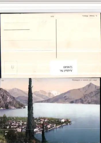 524649,Lombardia Como Menaggio e veduta del Lago Totale Bergkulisse