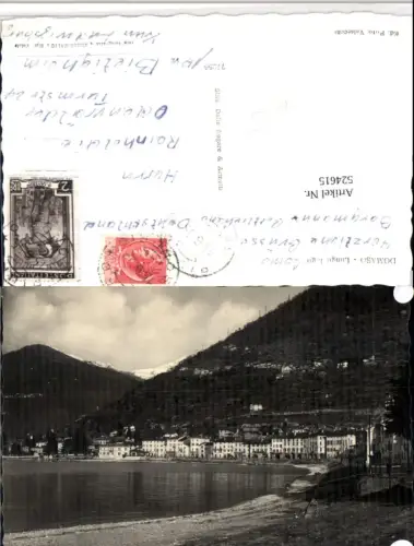 524615,Lombardia Como Domaso Lungo lago Teilansicht