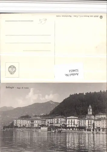 524651,Lombardia Como Lago Bellagio Teilansicht