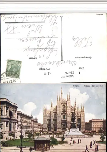 524697,Lombardia Milano Mailand Piazza del Duomo Dom
