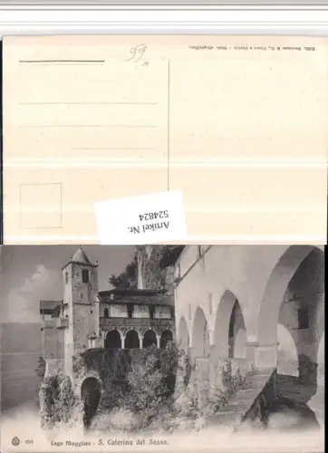 524824,Lombardia Varese Leggiuno San Caterina del Sasso Kloster