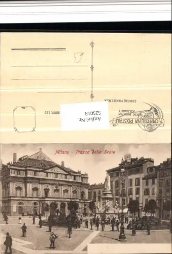525018,Lombardia Milano Mailand Piazza della scala Laterne
