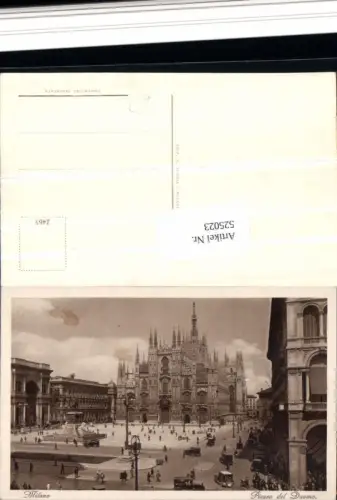 525023,Lombardia Milano Mailand Piazza del Duomo
