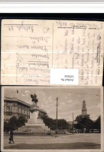 525024,Lombardia Milano Mailand Denkmal Giuseppe Garibaldi