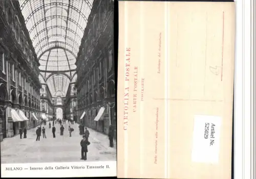 525029,Lombardia Milano Mailand Galleria Vittorio Emanuele