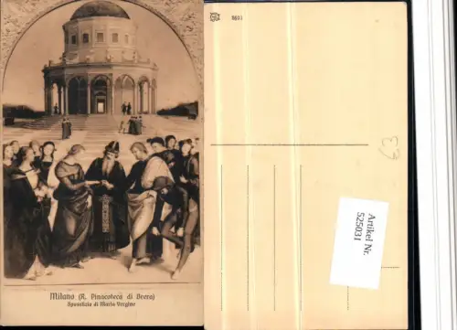 525031,Lombardia Milano Mailand Pinacoteca de Brera
