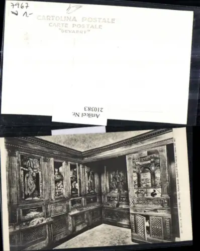 210383,Marche Palazzo Ducale Studiolo del Duca Federigo Innenansicht