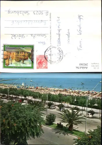 292385,Marche Ascoli Piceno San Benedetto del Tronto Il Lungomare Strand Promenade