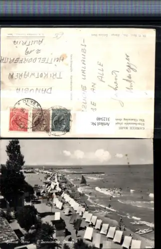312340,Marche Pesaro Gabicce Mare L'Incantevole Spiaggia Strand Strandleben