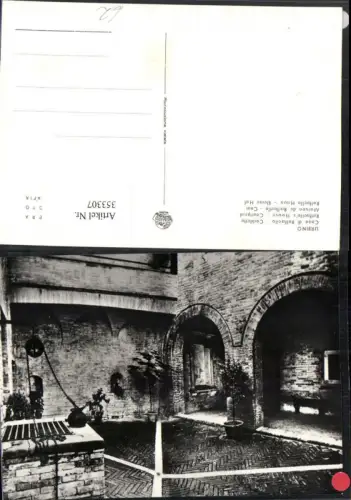 353307,Marche Pesaro Urbino Casa di Raffaello Cortiletto Haus Hof