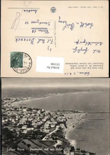 353308,Marche Pesaro Gabicce Mare Panorama dal suo dolce colle Totale