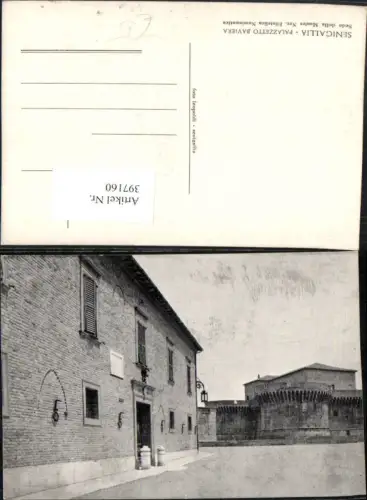 397160,Marche Ancona Senigallia Palazzetto Baviera Palast Gebäude