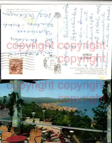 472624,Marche Pesaro Gabicce Mare Eden Rock Ausblick