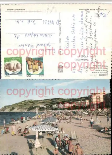 472631,Marche Pesaro Gabicce Mare Spiaggia e monte Strandleben Strand