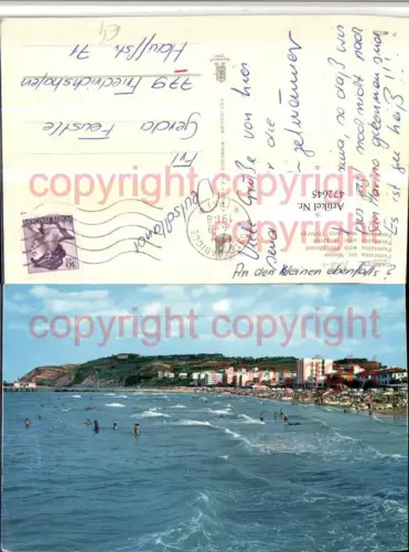 472645,Marche Pesaro Gabicce Mare Panorama col Monte Strand