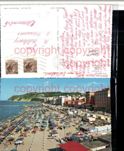 472649,Marche Pesaro Gabicce La spiaggia Strand