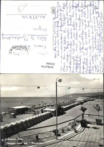 181846,Molise Catanzara Lido Spiaggia vista dal Miramare Strand