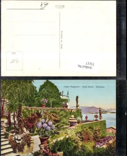 71117,Lago Maggiore Isola Bella Giardino