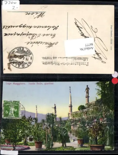 86777,Lago Maggiore Isola Bella Giardino Piemonte