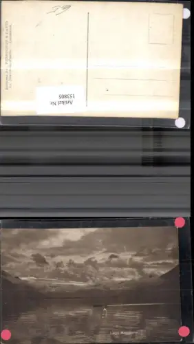 153805,Lago Maggiore Ansicht See m. Boot Angler Piemonte