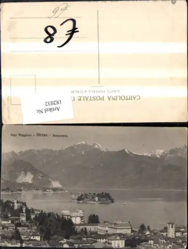 182032,Piemonte Lago Maggiore Stresa Panorama