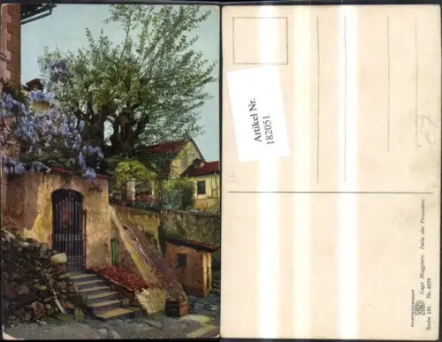 182051,Piemonte Lago Maggiore Isola die Pescatori Lago Maggiore Isola Bella Künstler Ak