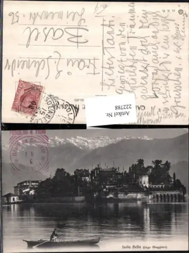 222788,Piemonte Isola Bella Lago Maggiore Insel