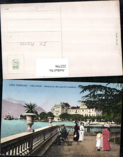 222796,Piemonte Lago Maggiore Pallanza Panorama dai giardini pubblici