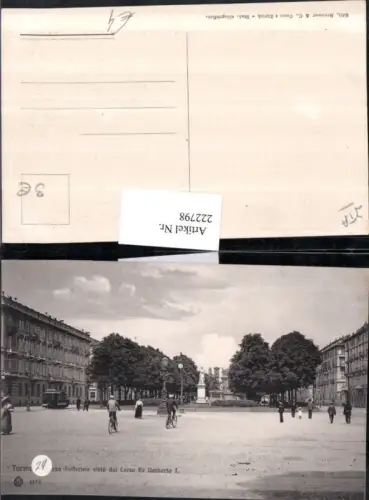 222798,Piemonte Torino Turin Piazza Solferino vista dal Corso Re Umberto 1 Platz