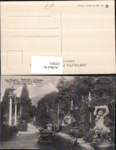 222811,Piemonte Lago Maggiore Pallanza S. Remigio Giurdino della Letizia Partie