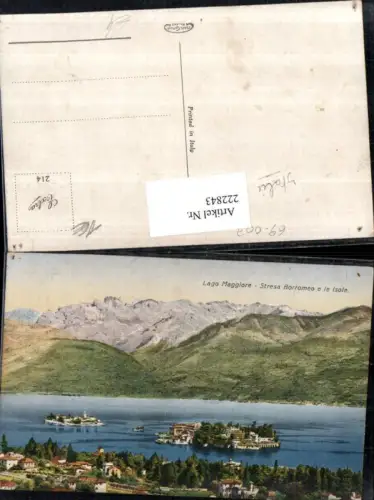 222843,Piemonte Lago Maggiore Stresa Borromeo e le Isole Inseln