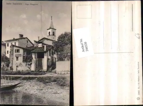 246520,Lago Maggiore Isola Insel Superiore Ansicht Kirchenturm